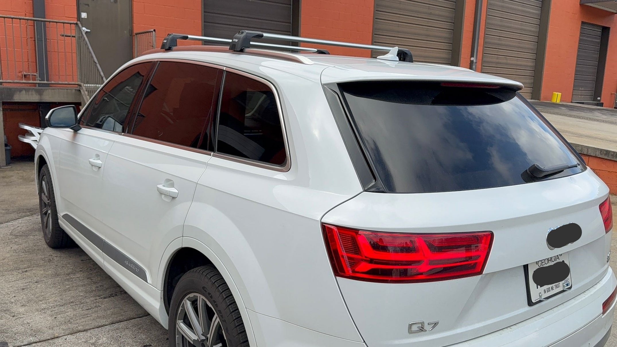 For Chevrolet Tahoe 2021-2025 Roof Rack Cross Bars Metal Bracket Flush Rail Alu Silver