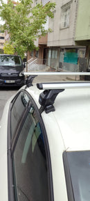 For Audi A3 2013-2020 Sedan Roof Rack Cross Bars Normal Roof Alu Black-8