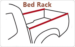 Bed rack roof
