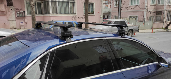 For Audi A4 B9 2017-2025 Roof Rack Cross Bars Normal Roof Alu Silver