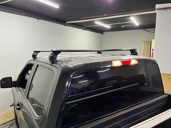 For Ford F250 2017-2022 Roof Rack Cross Bars Normal Roof Alu Black