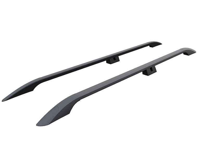 Plus Roof Rails Roof Rack Compatible with Fiat Panda 2013- Onwards for Attaching Roof Racks, Roof Boxes or Roof Bicycle Racks Robust Aluminium Construction Black