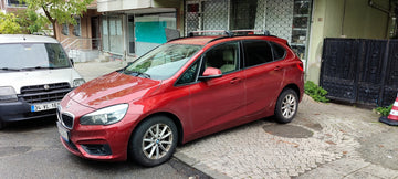 For Bmw 2 Active Tourer F45 2014-2021 Roof Rack Cross Bars Flush, Black - 0