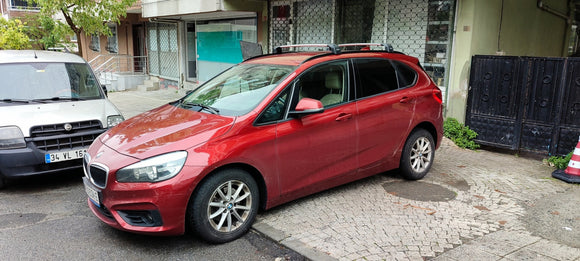 222. Kompatibel mit abschließbaren Aluminium-Dachträgern für Fahrzeuge mit Standarddach Toros Pro 2 Silver