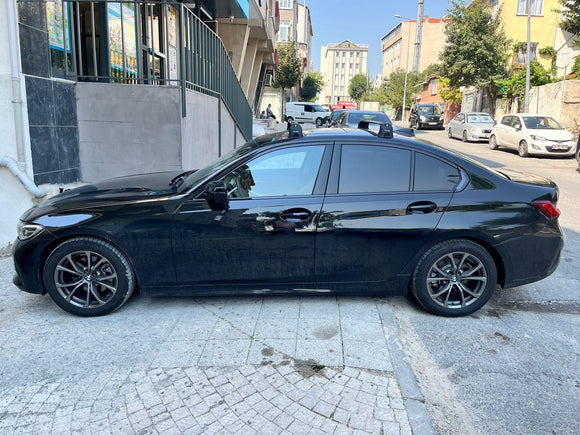 For Bmw 3 Sedan (G20) | 2018-2025 Roof Rack Cross Bars Fix Point, Black