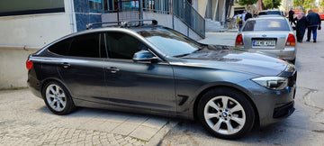 For Bmw 3 GT (F34) 2013-2019 Roof Rack Cross Bars Fix Point Black - 0