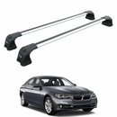 For Bmw 5 Sedan (F10) 2010-2017 Roof Rack Cross Bars Fix Point, Silver-1