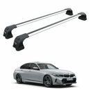 For Bmw 5 Sedan G30 (2016-2023) Roof Rack Cross Bars Fix Point, Silver-1