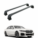 For Bmw 7 (G70) 2022-2025 Roof Rack Cross Bars Fix Point Alu Black-1