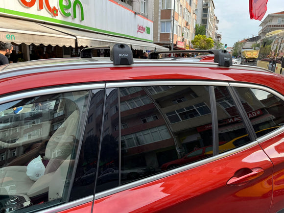 For Bmw X1 (U11) 2022-2025 Roof Rack Cross Bars Flush Rails, Silver