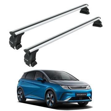 For Byd Dolphin 2020-2025 Roof Rack System, Aluminium Cross Bar, Normal Roof, Silver