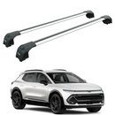 For Chevrolet Equinox EV (2023-2025) Roof Rack Cross Bars, Flush Rail, Silver-1