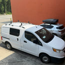 For Nissan E NV200 2014- Up Roof Side Rails and Roof Racks Cross Bars Plus Set Alu  Silver-2
