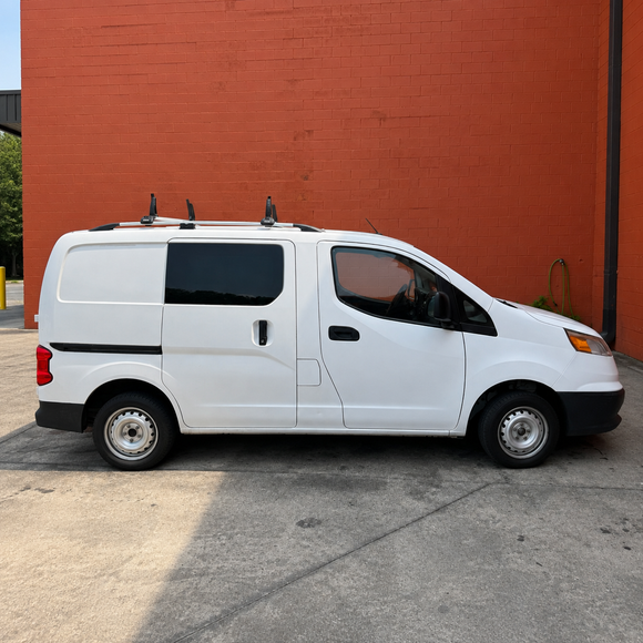 For Nissan E NV200 2014- Up Roof Side Rails and Roof Racks Cross Bars Plus Set Alu  Silver