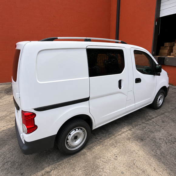 For Chevrolet City Express Roof Side Rails Ultimate Style Alu Plus Black
