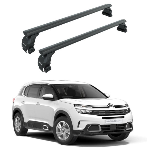 Citroen C5 Aircross (2018-2025) Roof Rack System Cross Bars Toros Pro 4 Black