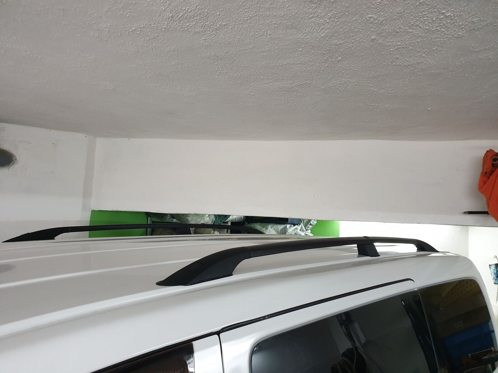 Cross Carrier Bar and Roof Rails for Vauxhall Combo, Full Set LWB 2008-2018 Up Silver