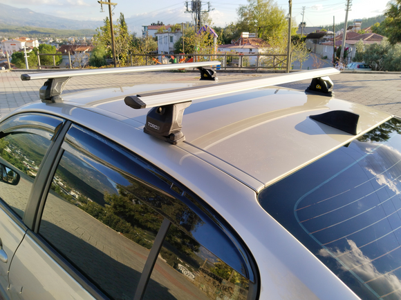 For Subaru Impreza Hatchback 2007-2014 Roof Rack Cross Bar Fix Point Pro Fix Black