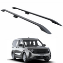 For Ford Transit Courier 2023-2025 Roof Side Rails Ultimate Style Alu Black-1
