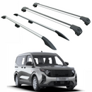For Ford Courier (2023-2025) Roof Side Rails and Roof Racks Cross Bars, Silver-1