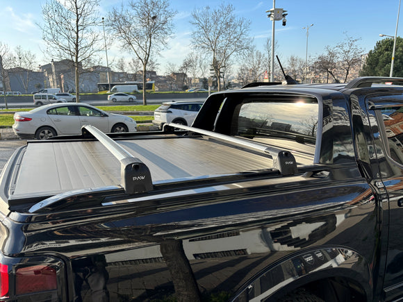 Kompatibel mit Hyundai Santa Cruz Truck Bed Rack Black Color