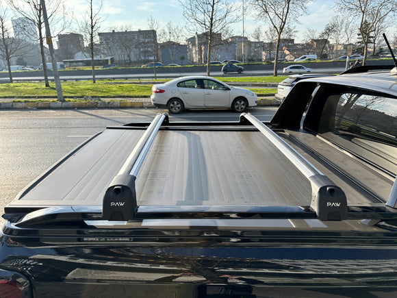 For Ford Ranger Wiltrack 2022-2025 Bed Rack Cross Bars Alu Pro 2 Black