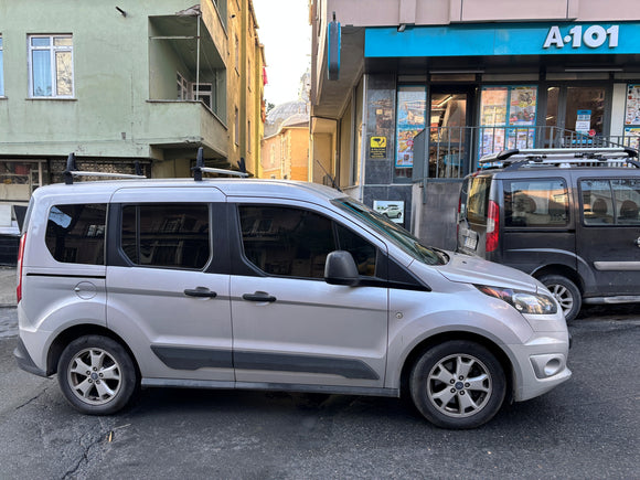 For Ford Transit Connect (2013-2023) Ladder Roof Rack Carrier Cross Bars Aluminum, 2 Qty