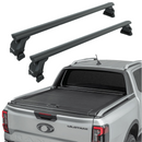 For Ford Ranger Wiltrack 2022-2025 Bed Rack Cross Bars Alu Black-1