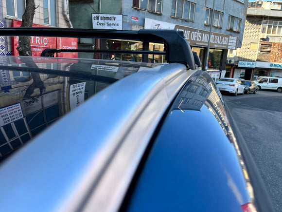 222. Kompatibel mit abschließbaren Aluminium-Dachträgern für Fahrzeuge mit Standarddach Toros Pro 2 Black