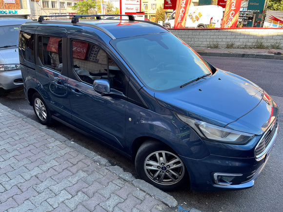 For Ford Tourneo Connect (2013-2023) Roof Rack Cross Bars Flush Rail, Silver