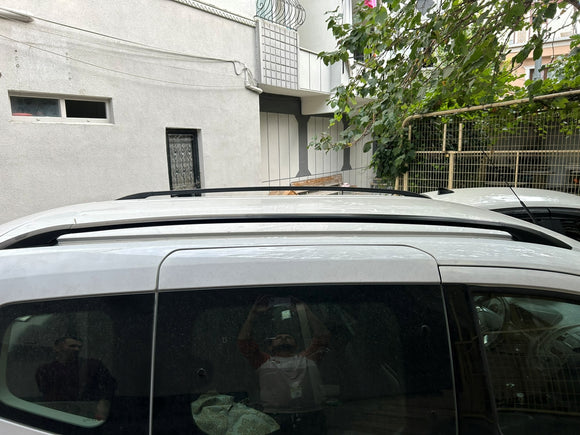 For Ford Transit Courier 2013-2023 Roof Side Rails Ultimate Style Alu Black