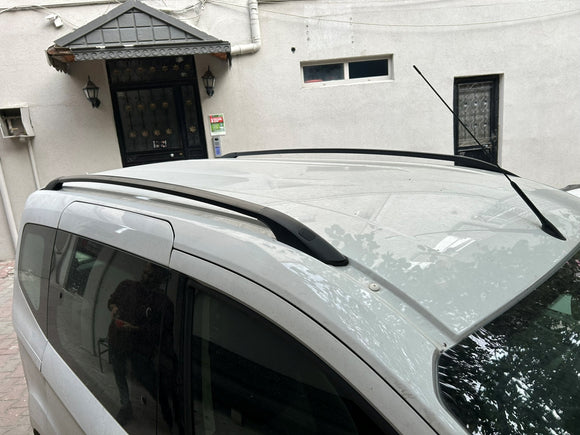 For Ford Transit Courier 2013-2023 Roof Side Rails Ultimate Style Alu Black