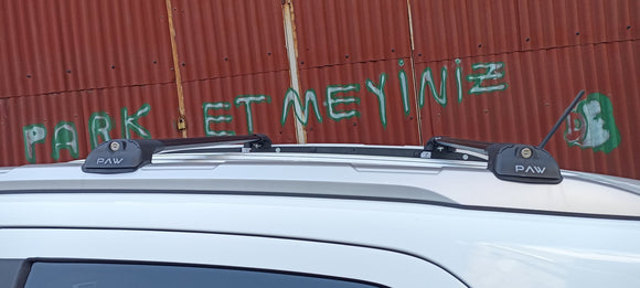 For Ford EcoSport 2018-2025 Roof Rack Cross Bars Flush Rail Alu Silver