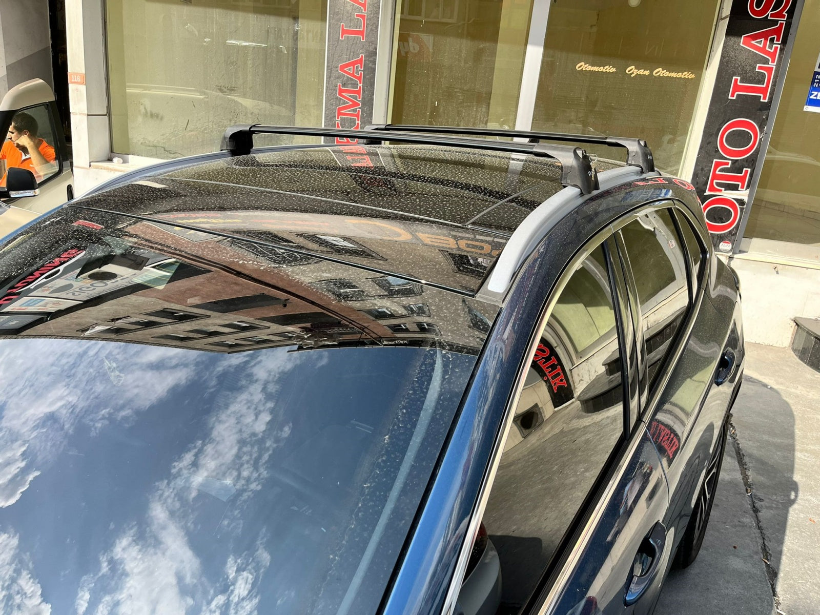For Ford Escape (CX482) 2020-Up Roof Rack Cross Bars Metal Bracket Flush Rail Alu Black