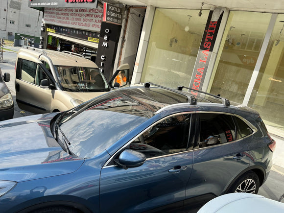 For Ford Escape CX482 (2020-2025) Roof Rack Cross Bars Flush Rail, Black