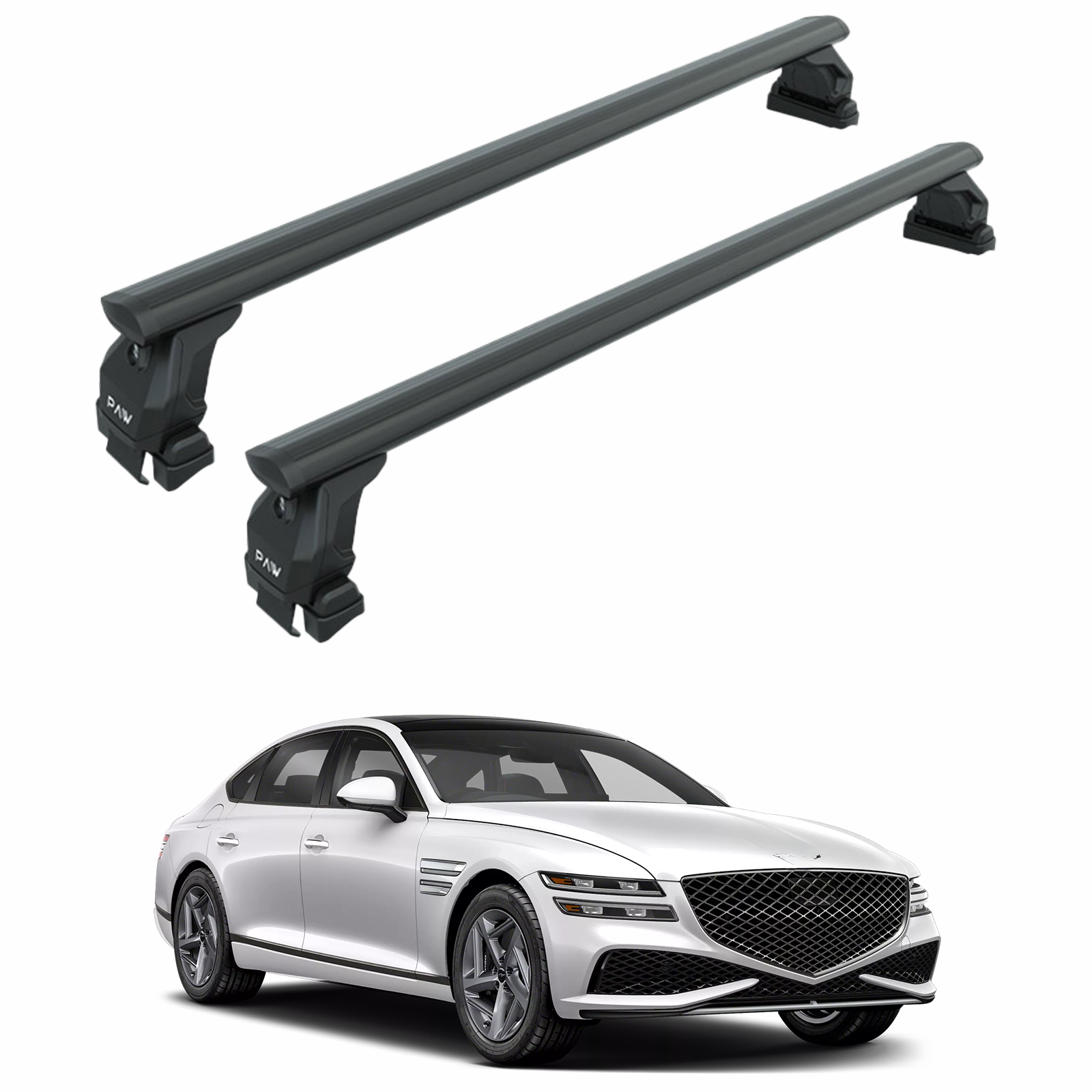 For Genesis G80 2017-2020 Roof Rack Cross Bars Metal Bracket Normal ...