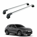 For Genesis GV70 2022-2025 Roof Rack Cross Bars Metal Bracket Flush Rail Alu Silver-1