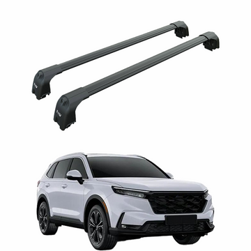 For Honda CR-V MK6 (2023-2025) Roof Rack Cross Bars Metal Bracket Flush Rail, Black