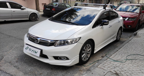 For Honda Civic 9 2011-2017 Roof Rack Cross Bars Normal Roof Alu Silver