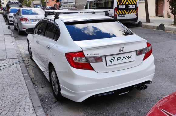 For Honda Civic 9 2011-2017 Roof Rack Cross Bars Normal Roof Alu Silver