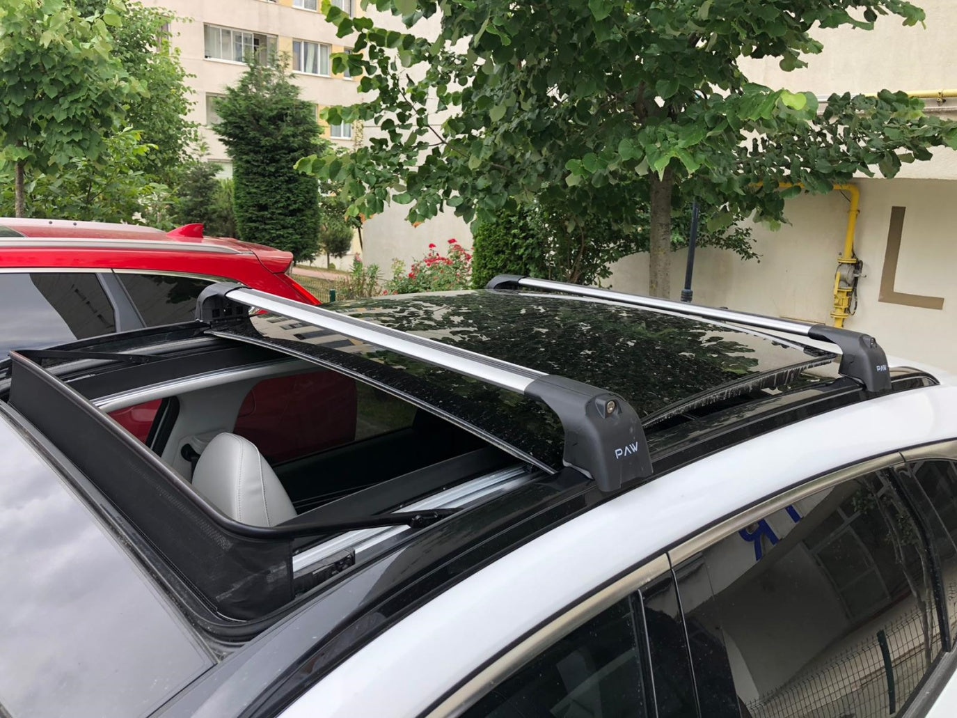 Abschließbarer Aluminium-Dachträger für Fahrzeuge mit Standarddach für