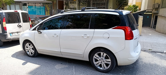 For Peugeot 5008 2010-2017 Aluminum Roof Rack System Carrier Cross Bars Silver