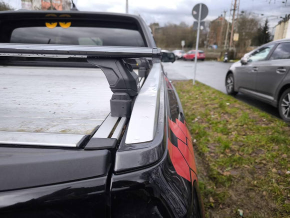 For Ford Ranger Wiltrack 2022-2025 Bed Rack Cross Bars Alu Black