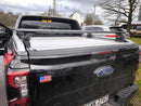 For Ford Ranger Wiltrack 2022-2025 Bed Rack Cross Bars Alu Black-6