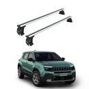 For Jeep Avenger 2022-2025 Roof Rack Cross Bars Normal Roof Alu Silver-1