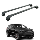 For Jeep Grand Cherokee WK2 SRT (2011-2020) Roof Rack Cross Bars Flush Rail, Black-1