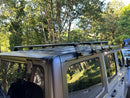 For Jeep Wrangler JK 2007-2018 Roof Rack Cross Bars Metal Bracket Rain Gutters Silver-6