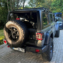 For Jeep Wrangler JL 2018-2025 Hardtop Roof Rack Cross Bars – T-Slot Aluminum, Rain Gutter Mount, No Drill | Silver-11