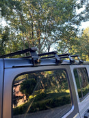 For Jeep Wrangler JK 2007-2018 Roof Rack Cross Bars Metal Bracket Rain Gutters Silver-10
