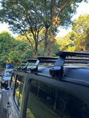 For Jeep Wrangler JK 2007-2018 Roof Rack Cross Bars Metal Bracket Rain Gutters Silver-11